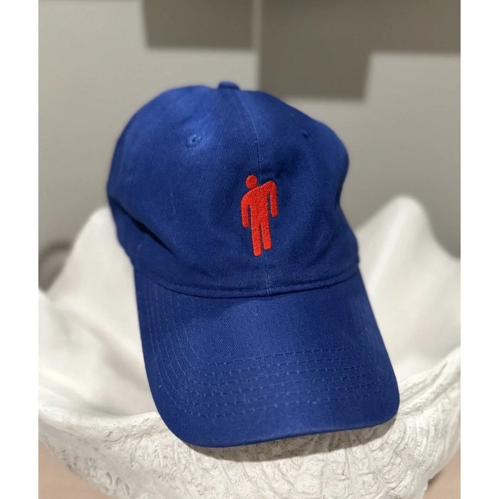 Billie Eilish‎ Genuine Merchandise Blue Girl Adult Baseball Cap Hat Port Company